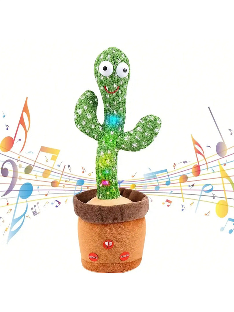1pc-Dancing Talking Cactus Toys Singing Mimicking Cactus Electronic Light Up Plush Toy