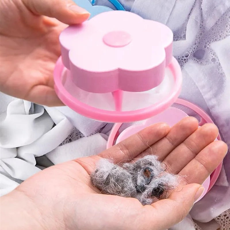 Washing Machine Hair Filter  Floating Pet Fur Lint Hair Removal Catcher Reusable Mesh Dirty Collection Pouch Cleaning Balls